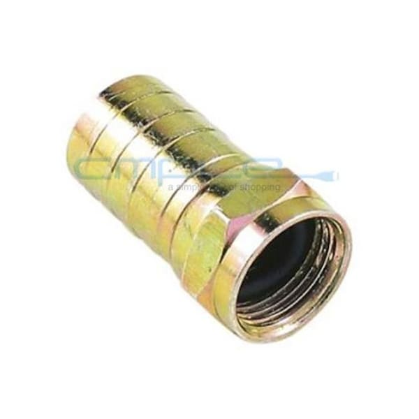 Cmple CMPLE 1188-N F-Connector Crimp-On RG6 Gold- Pack of 10 1188-N - main